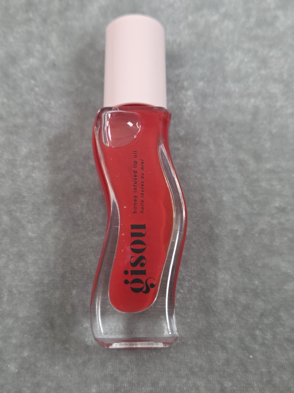 Gisou Hydrating Lip Oil - Strawberry Sorbet Swatched No Box
